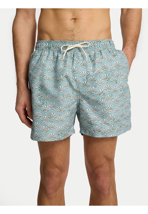 Selected Homme Szorty kąpielowe 16089427 Zielony Comfort Fit. Kolor: zielony. Materiał: syntetyk