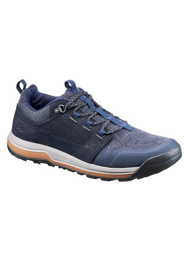 quechua - Buty turystyczne męskie Quechua NH500. Kolor: niebieski. Materiał: materiał, skóra