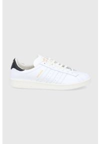 adidas Originals buty skórzane Earlham kolor biały. Nosek buta: okrągły. Zapięcie: sznurówki. Kolor: biały. Materiał: skóra