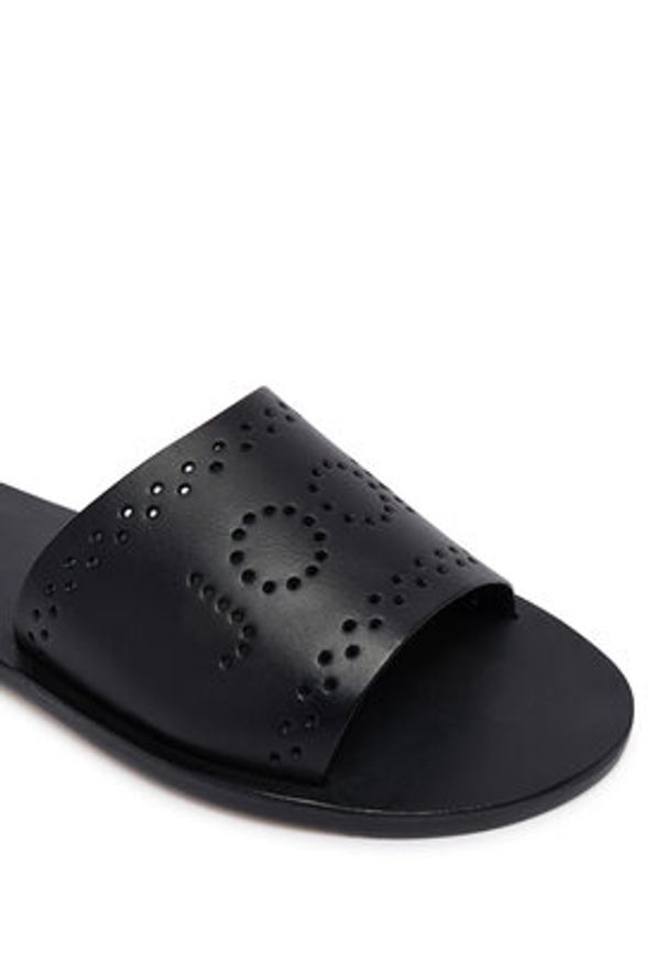 JOOP! Klapki Charlene 4140008463 Czarny. Kolor: czarny. Materiał: skóra