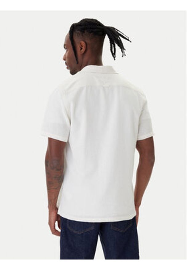 Tommy Jeans Koszula DM0DM23058 Écru Regular Fit. Kolor: kremowy. Materiał: bawełna