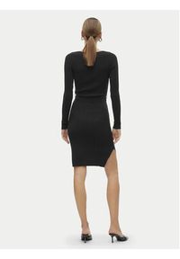 Vero Moda Sukienka dzianinowa Saba 10309320 Czarny Slim Fit. Kolor: czarny. Materiał: syntetyk #4