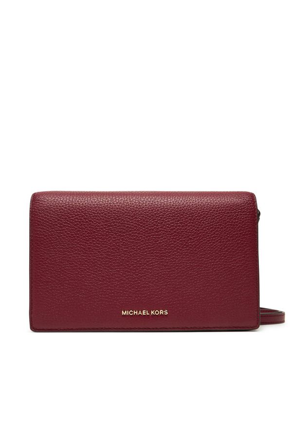 MICHAEL Michael Kors Torebka Jet Set Medium 32S4GJ6C6L Bordowy. Kolor: czerwony. Materiał: skórzane