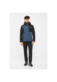 Viking - Kurtka męska VIKING Kerns Man Softshell. Kolor: niebieski. Materiał: softshell. Sport: turystyka piesza #1