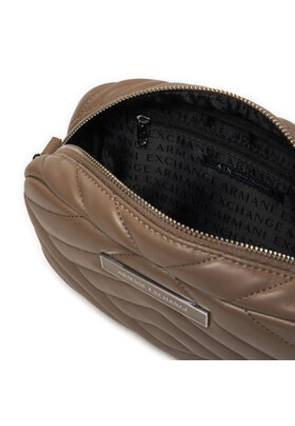 Armani Exchange Torebka 949158 4R742 14949 Beżowy. Kolor: beżowy. Materiał: skórzane