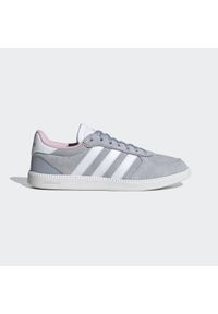 Adidas - Buty do chodzenia damskie ADIDAS Breaknet Sleek. Okazja: na co dzień. Kolor: szary. Materiał: kauczuk, syntetyk. Szerokość cholewki: normalna. Sport: turystyka piesza