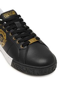 Versace Jeans Couture Sneakersy 80YA3SK1 Czarny. Kolor: czarny. Materiał: skóra #3