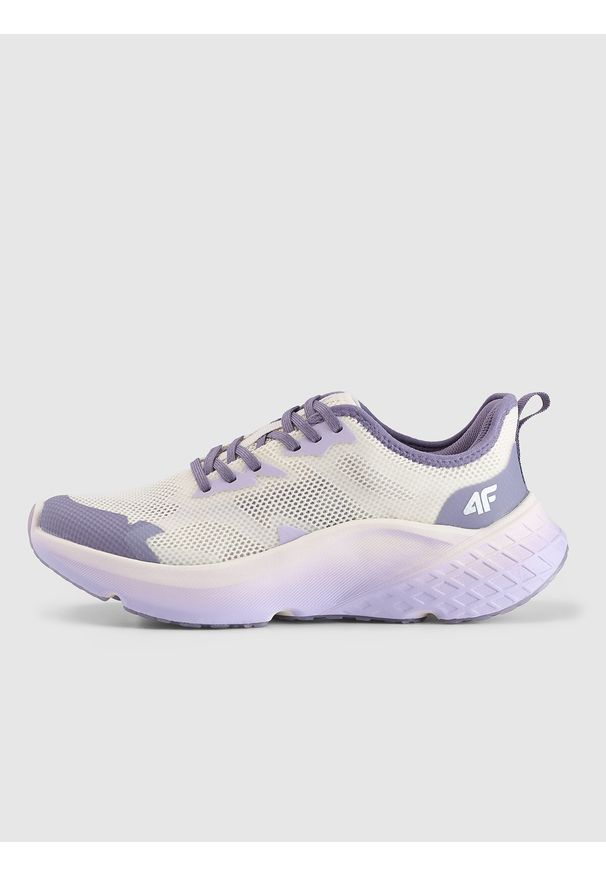 4f - 4F Buty do biegania Freemove Mesh damskie - fioletowe 41. Okazja: na co dzień. Kolor: fioletowy. Materiał: mesh. Szerokość cholewki: normalna. Sport: fitness