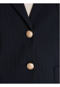 Morgan Marynarka 252-VLOUI.F Granatowy Regular Fit. Kolor: niebieski. Materiał: wiskoza, syntetyk #5