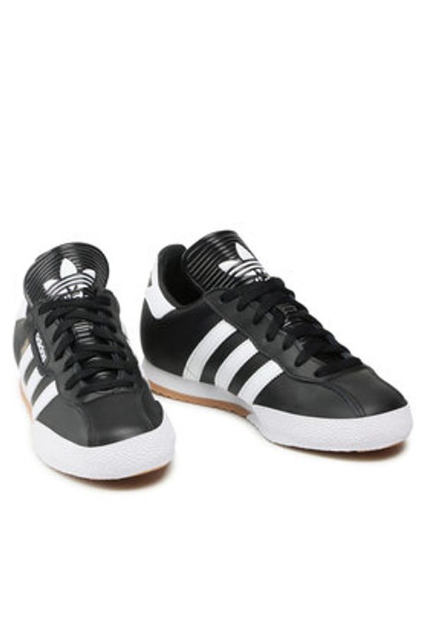 Adidas - adidas Sneakersy Samba Super 19099 Czarny. Kolor: czarny. Materiał: skóra