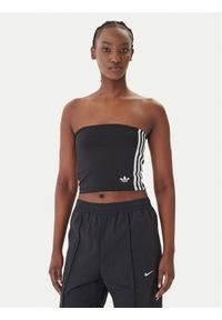 Adidas - adidas Top 3-Stripes KD2893 Czarny Slim Fit. Kolor: czarny. Materiał: syntetyk #1