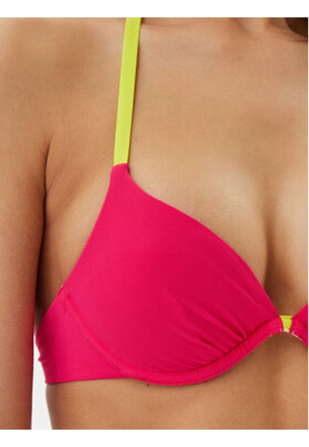 Chantelle Góra od bikini Easy Pop C22JMA Różowy. Kolor: różowy. Materiał: syntetyk