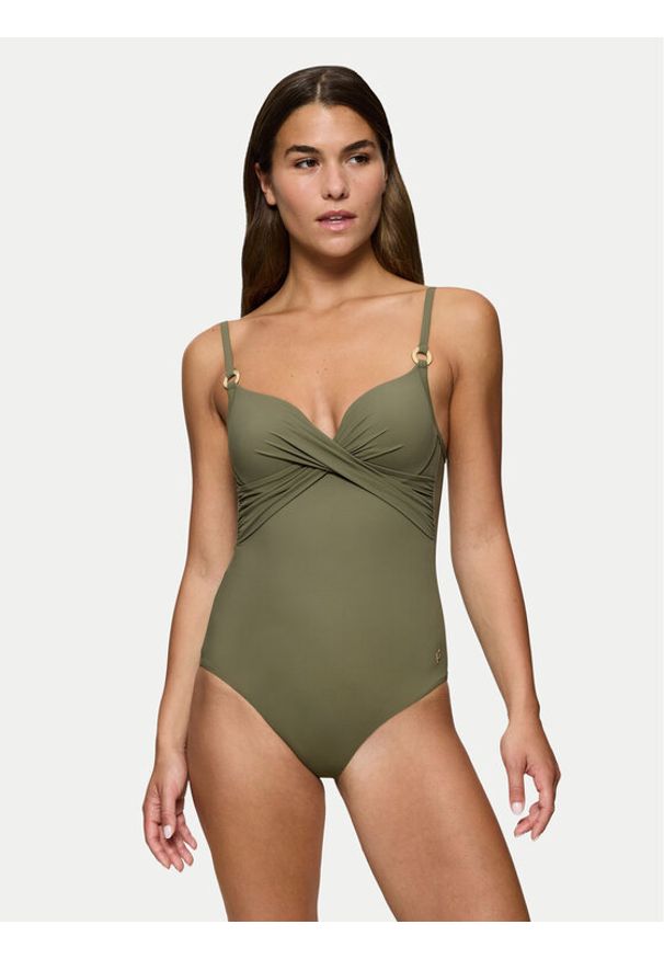 Triumph Strój kąpielowy Summer Twist 10222265 Zielony. Kolor: zielony. Materiał: syntetyk