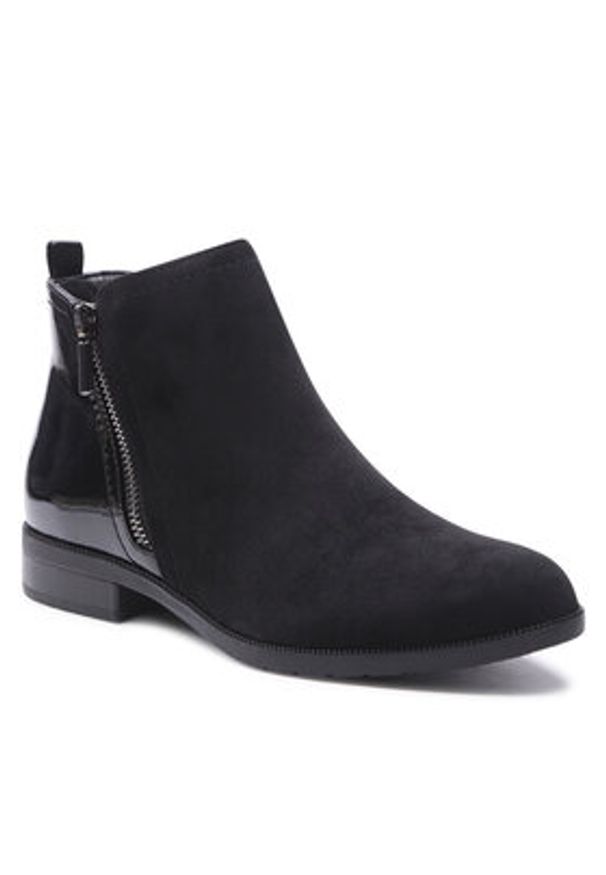 Jenny Fairy Botki LS3523-23E Czarny. Kolor: czarny. Materiał: materiał