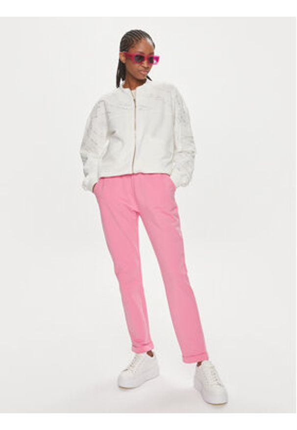 Liu Jo Sport Spodnie dresowe TA4172 FS090 Różowy Regular Fit. Kolor: różowy. Materiał: bawełna