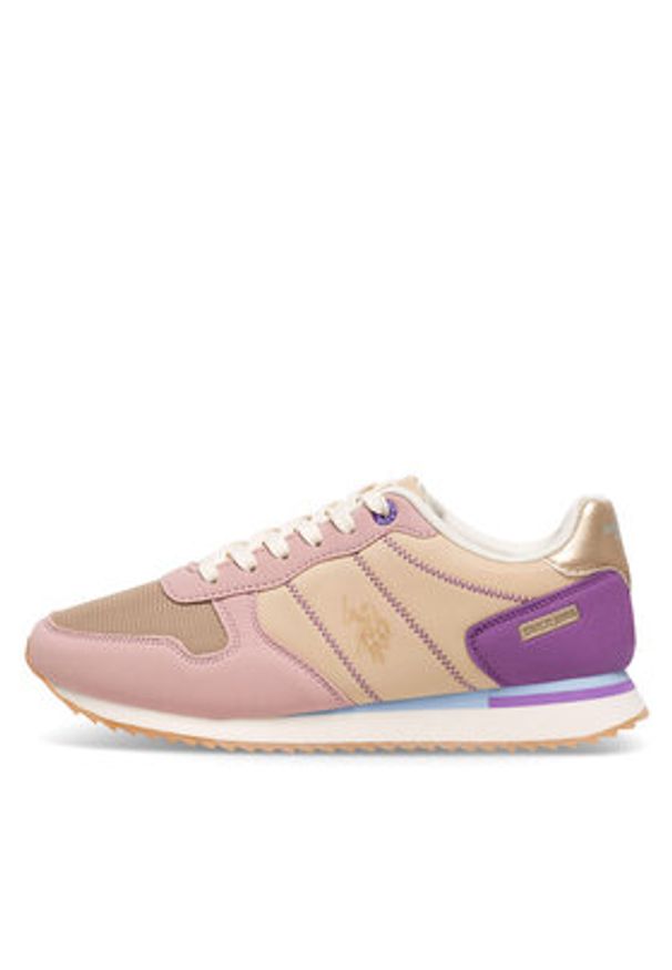 U.S. Polo Assn. Sneakersy ALTENA002 Różowy. Kolor: różowy. Materiał: materiał