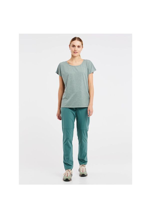 Spodnie damskie Protest Prtevodia. Kolor: zielony. Długość: długie