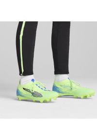Puma - Buty piłkarskie unisex PUMA ULTRA 5 PRO FG/AG. Kolor: żółty, biały, wielokolorowy, niebieski. Sport: piłka nożna