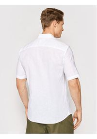 Only & Sons Koszula Caiden 22009885 Biały Slim Fit. Kolor: biały. Materiał: len, bawełna