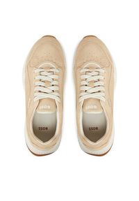BOSS Sneakersy Ttnmevo 50536421 Beżowy. Kolor: beżowy. Materiał: zamsz, skóra #3