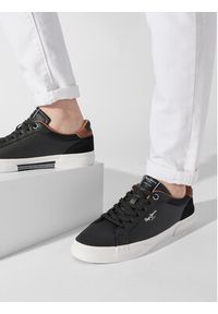 Pepe Jeans Sneakersy Kenton Court PMS30839 Czarny. Kolor: czarny. Materiał: skóra #4