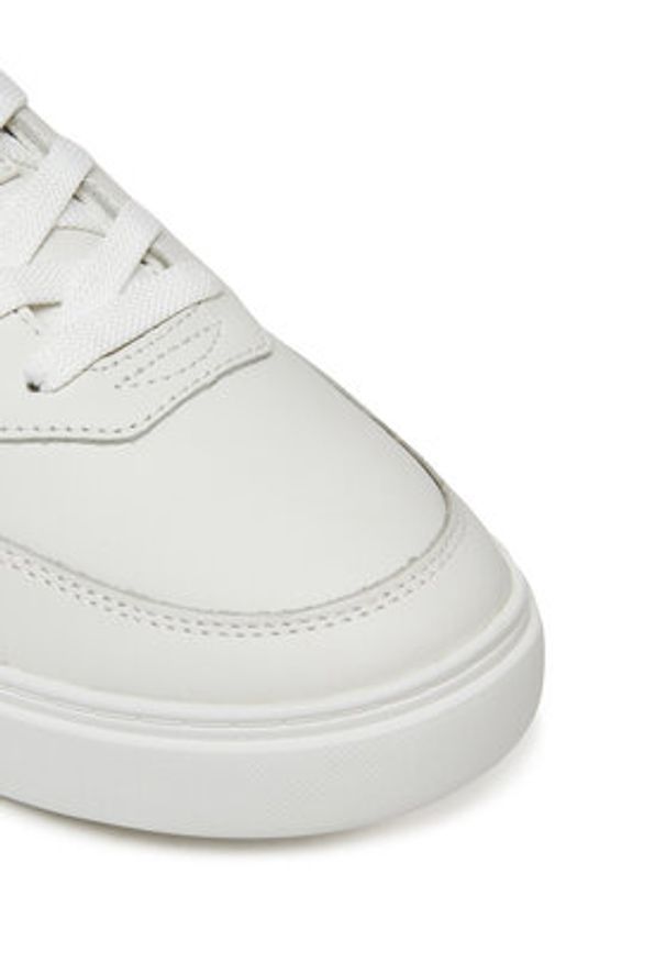 TOMMY HILFIGER - Tommy Hilfiger Sneakersy Essential Elevated Court Sneaker FW0FW08680 Biały. Kolor: biały. Materiał: skóra