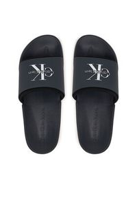 Calvin Klein Klapki Ess Slide Rubber Neoprene HM0HM02229 Granatowy. Kolor: niebieski. Materiał: syntetyk #3