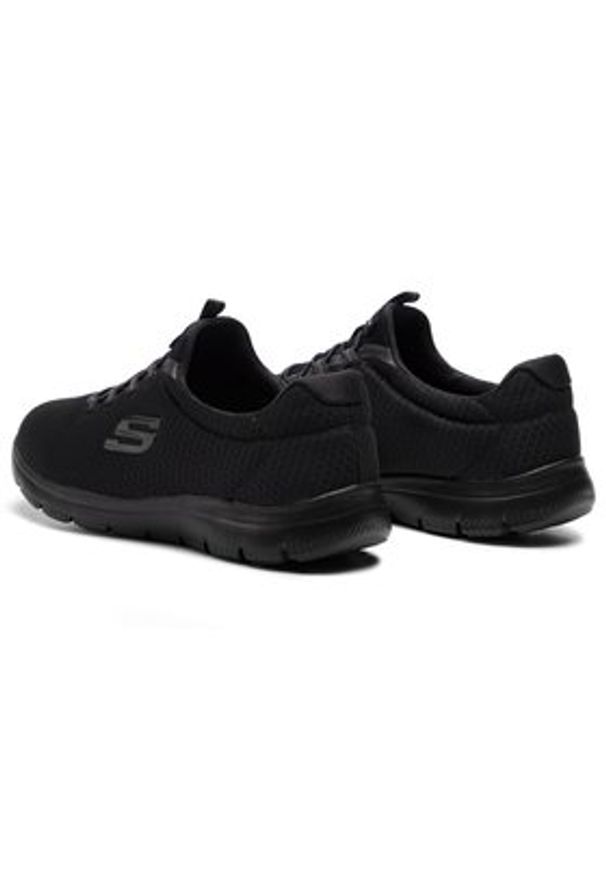 skechers - Skechers Sneakersy Summits 12980/BBK Czarny. Kolor: czarny. Materiał: materiał