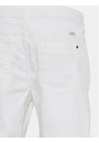 Blend Szorty jeansowe 20713333 Biały Slim Fit. Kolor: biały. Materiał: bawełna