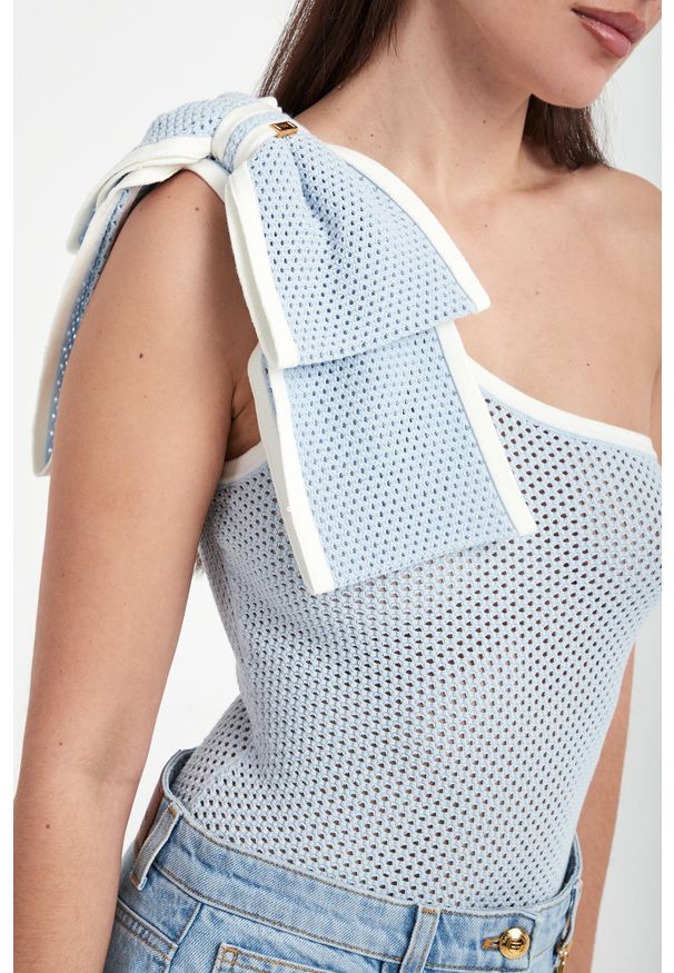 Elisabetta Franchi - Body z dzianiny ELISABETTA FRANCHI. Materiał: dzianina