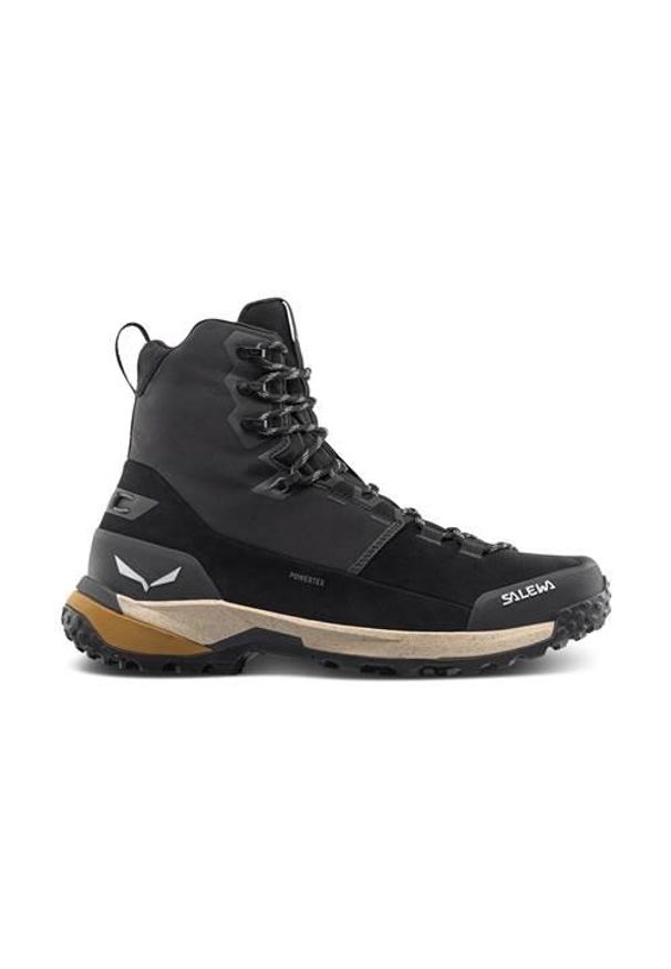 Buty trekkingowe męskie Salewa Mid Powertex. Wysokość cholewki: za kostkę. Kolor: szary. Materiał: materiał, syntetyk. Szerokość cholewki: normalna