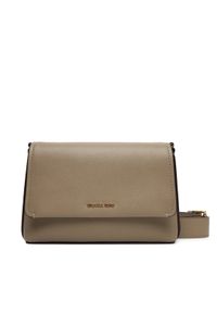 MICHAEL Michael Kors Torebka Nessa 30T5G8ZM1L Beżowy. Kolor: beżowy. Materiał: skórzane