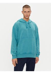 Adidas - adidas Bluza ALL SZN Garment-Wash IB4074 Niebieski Loose Fit. Kolor: niebieski. Materiał: bawełna #1