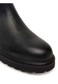 TOMMY HILFIGER - Tommy Hilfiger Sztyblety Cleated FW0FW08766 Czarny. Kolor: czarny. Materiał: skóra #5