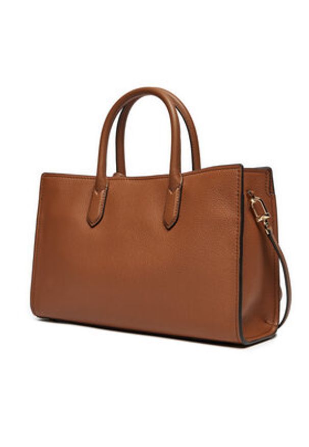 MICHAEL Michael Kors Torebka 30F4GETS2L Brązowy. Kolor: brązowy. Materiał: skórzane