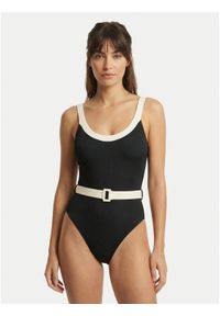 Seafolly Strój kąpielowy Band Wave 11220-305 Czarny. Kolor: czarny. Materiał: syntetyk #1