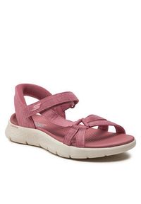 skechers - Skechers Sandały Go Walk Flex Sandal-Illuminate 141481/MVE Fioletowy. Kolor: fioletowy