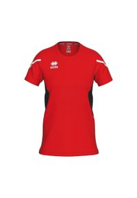 ERREA - Damska Koszulka Errea Corinne. Kolor: czerwony, wielokolorowy, czarny. Materiał: tkanina #1