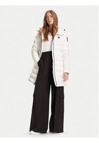 Blauer Kurtka puchowa 25WBLDK03102 Biały Regular Fit. Kolor: biały. Materiał: syntetyk #2