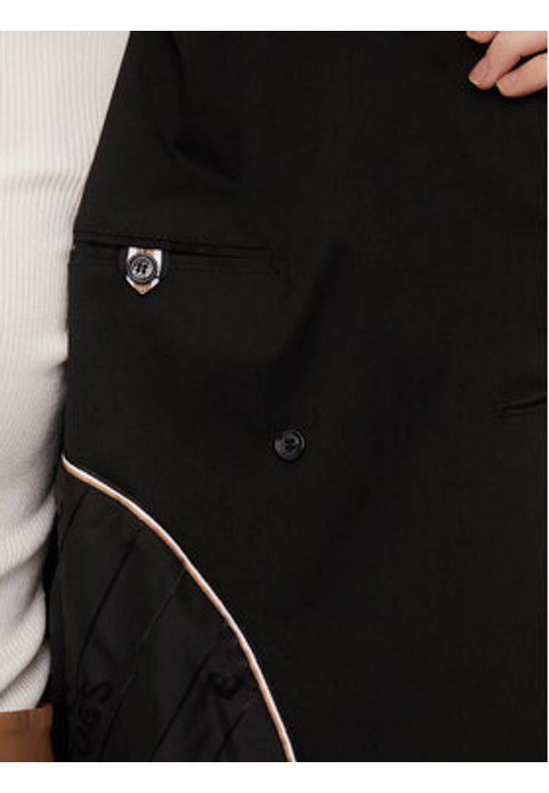 BOSS - Boss Trencz Conry 50489115 Czarny Regular Fit. Kolor: czarny. Materiał: syntetyk