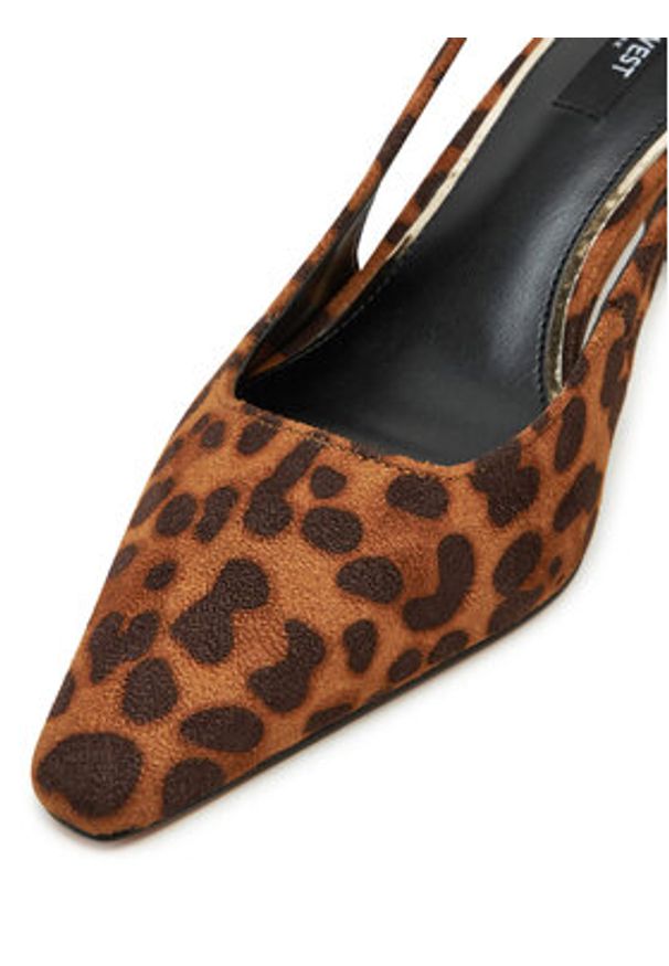 Nine West Sandały WFA3377-1 Beżowy. Kolor: beżowy. Materiał: materiał
