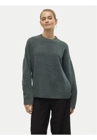 Vero Moda Sweter Boom 10320463 Zielony Loose Fit. Kolor: zielony. Materiał: syntetyk