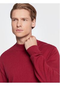 Wrangler Sweter W8D12PXRO 112321350 Bordowy Regular Fit. Kolor: czerwony. Materiał: syntetyk #2