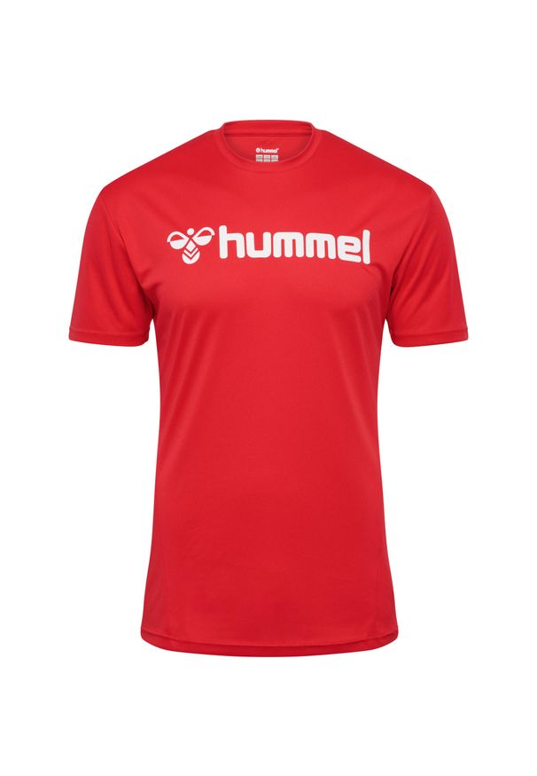 Koszulka Hummel Logo. Kolor: czerwony, wielokolorowy, różowy. Sport: fitness, piłka nożna