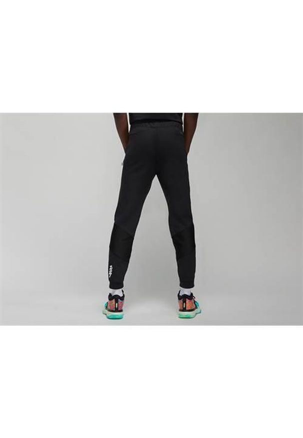 Spodnie sportowe męskie Nike Air Jordan Zion. Kolor: czarny. Materiał: syntetyk, bawełna, materiał. Długość: długie