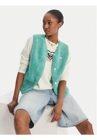 Roxy Bezrękawnik Iconic Twon Vest ERJPF03235 Zielony Regular Fit. Kolor: zielony. Materiał: syntetyk. Długość rękawa: bez rękawów #6
