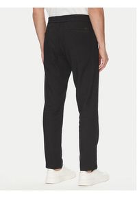 BOSS Spodnie materiałowe Sanderson-L 50536881 Czarny Regular Fit. Kolor: czarny. Materiał: len