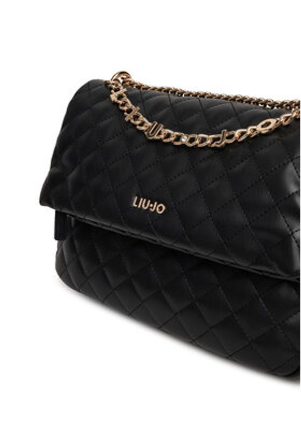Liu Jo Torebka Esc Crossbody AA5058 E0015 Czarny. Kolor: czarny. Materiał: skórzane