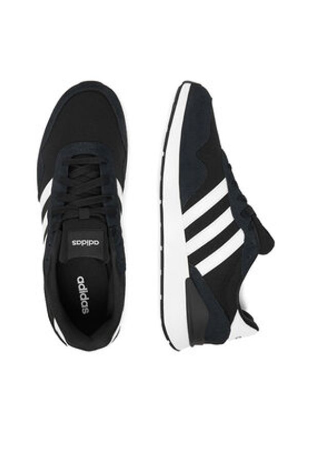 Adidas - adidas Sneakersy RUN 60s 4.0 JR6622 WB Czarny. Kolor: czarny. Materiał: materiał. Sport: bieganie