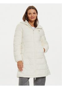 Guess Płaszcz zimowy New Aleta V4YL05 WF3X0 Écru Regular Fit. Materiał: syntetyk. Sezon: zima